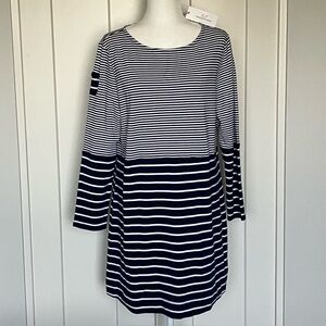 Vineyard Vines Striped Simple Boatneck Dress ~ XL